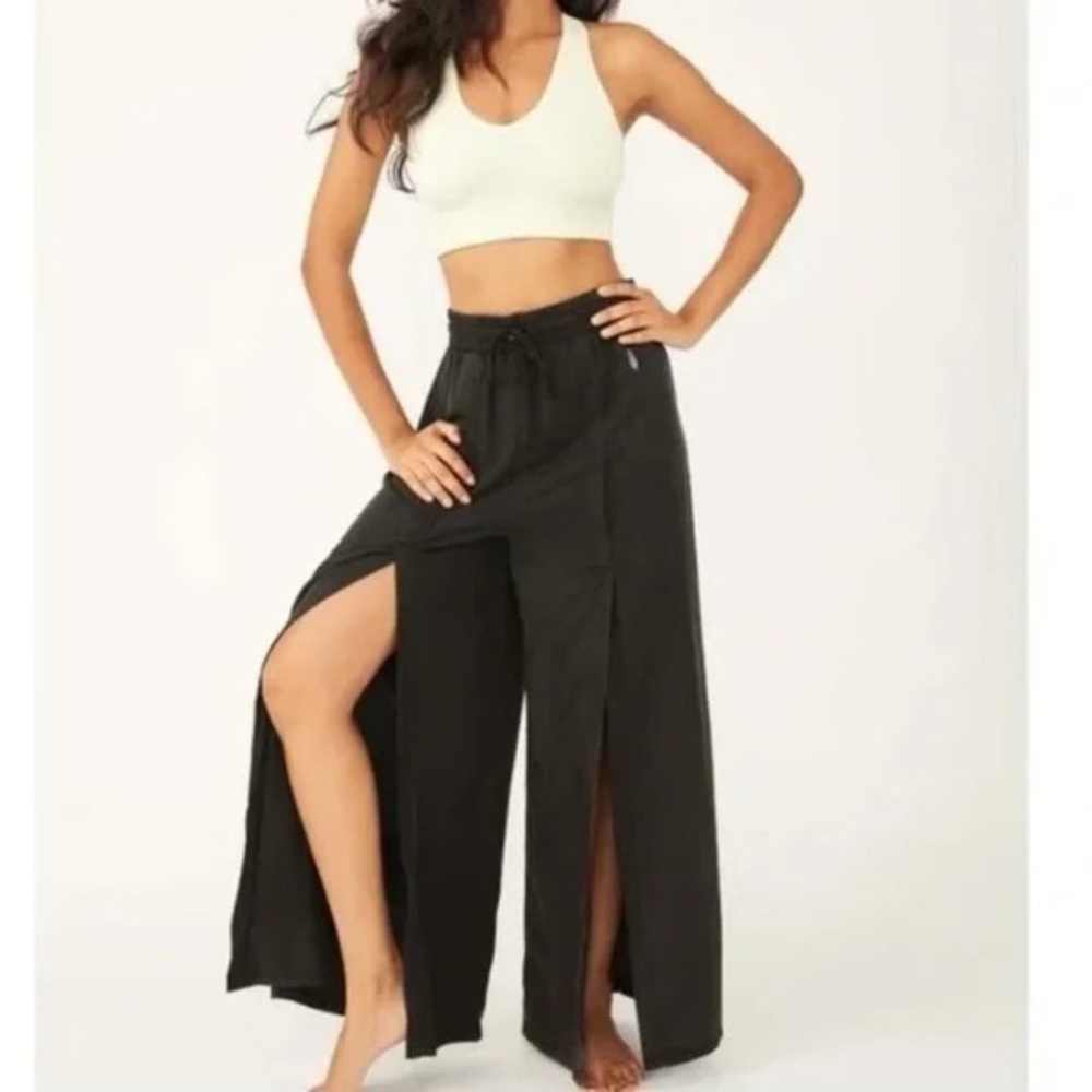 NWT FP Movement Black Wide-Leg Pants